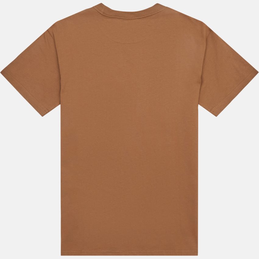 Carhartt WIP T-shirts S/S CHASE I026391.00YXX HAMILTON BROWN
